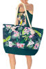 Flower Spirit Beach Bag - Deep Emerald/ Jungle