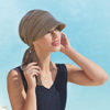 B.B. Briana Sun Cap - Dusty Brown