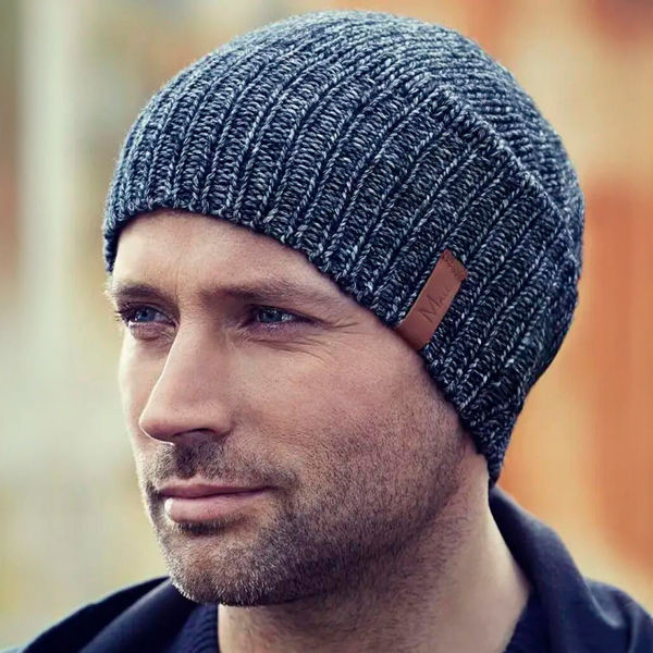 Male Hedwear - HocJourney Hat – Black Grey Melange